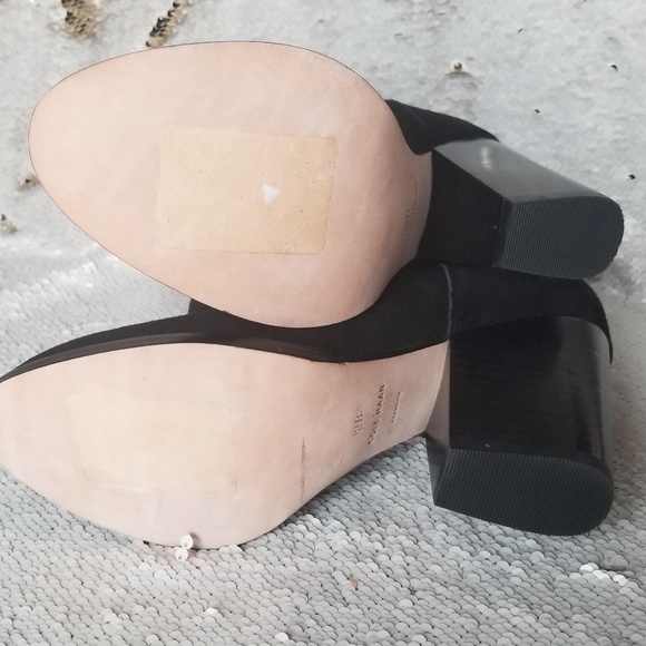 Cole Haan Black Suede Boots - Picture 7 of 8